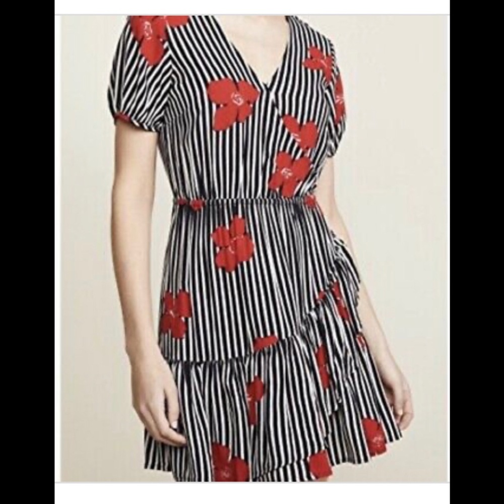 Madewell stripe and floral dress - Size 14 - NWT